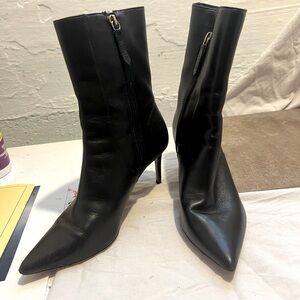 Size Women’s 8 Schutz Black Ankle Boot with 3 inch heel. Very Comfortable.